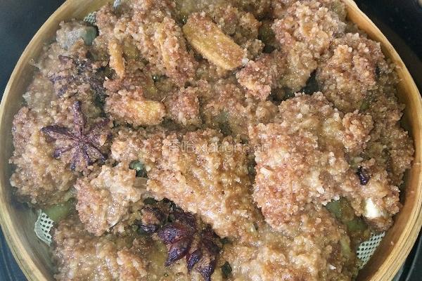 超正的江西米粉蒸肉和米粉蒸排骨的做法图解7