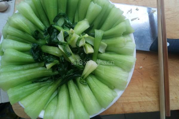香菇油菜的做法图解2