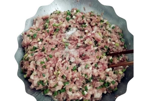 香葱猪肉水饺的做法图解8