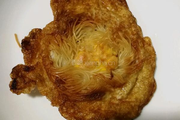 面线蛋饼的做法图解4