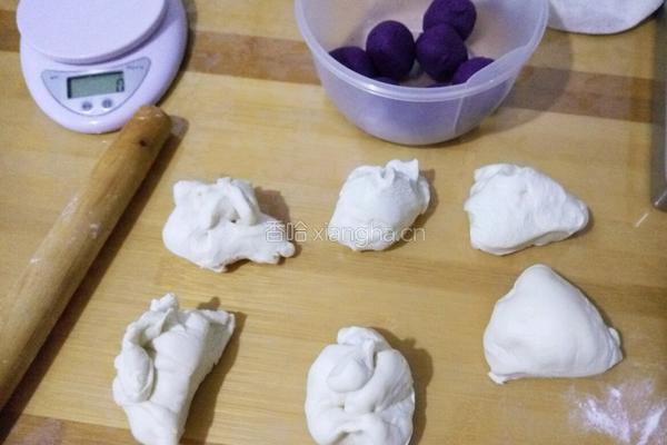 紫薯花式甜面包的做法图解8