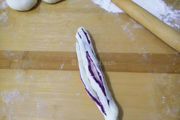 紫薯花式甜面包的做法图解14