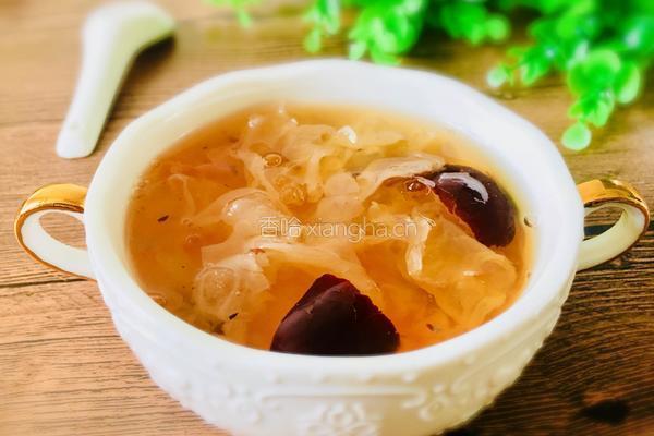 皂角米桃胶银耳羹的做法图解10