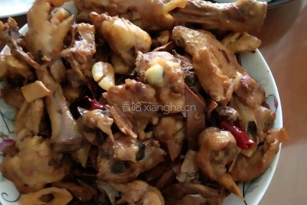 干笋焖鸡的做法图解3