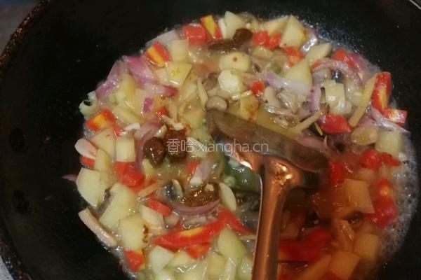 素食主义咖喱的做法图解7