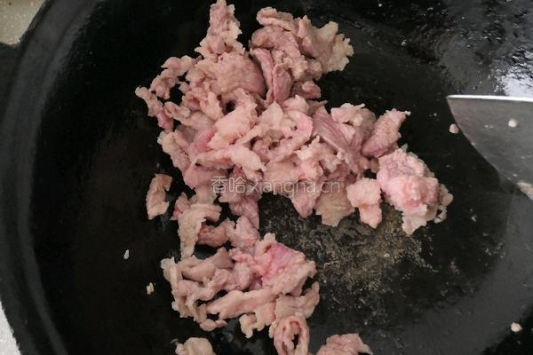 菠萝蜜炒肉的做法图解4