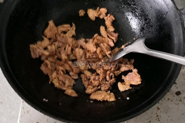 菠萝蜜炒肉的做法图解5