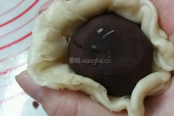蛋黄酥（植物油版）的做法图解18