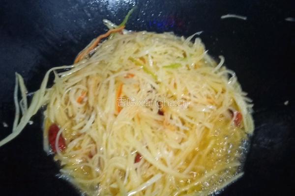 酸辣土豆丝的做法图解5
