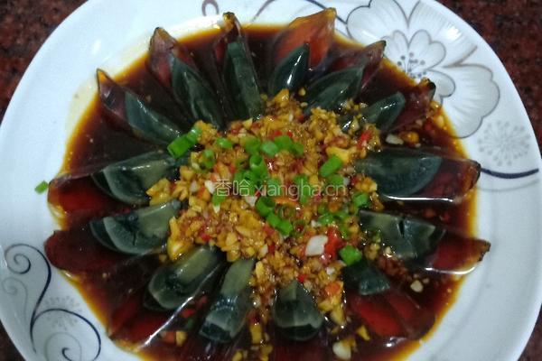 凉拌皮蛋的做法图解4