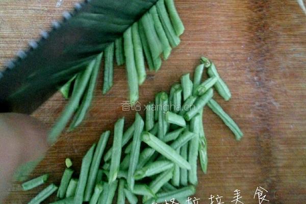 豆角肉绊面的做法图解3