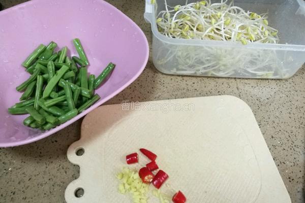 豆角蒸面的做法图解2