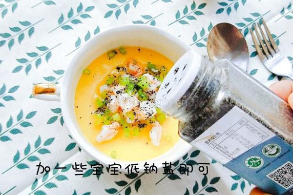 宝宝版鲜虾香芹蛋羹的做法图解7