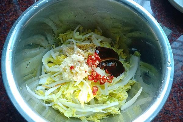 蒸娃娃菜的做法图解4
