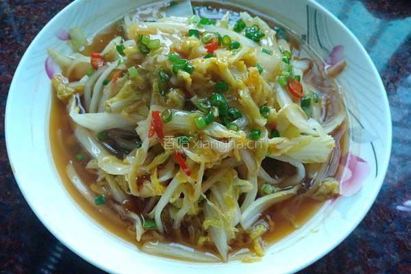蒸娃娃菜的做法图解7