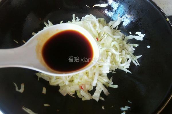 辣炒包菜的做法图解7