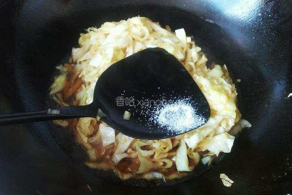 辣炒包菜的做法图解8