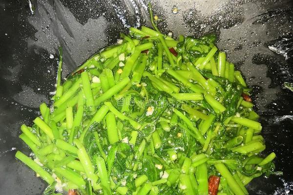 酸辣空心菜的做法图解6