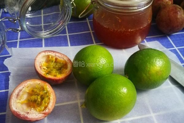 青柠百香茶的做法图解1