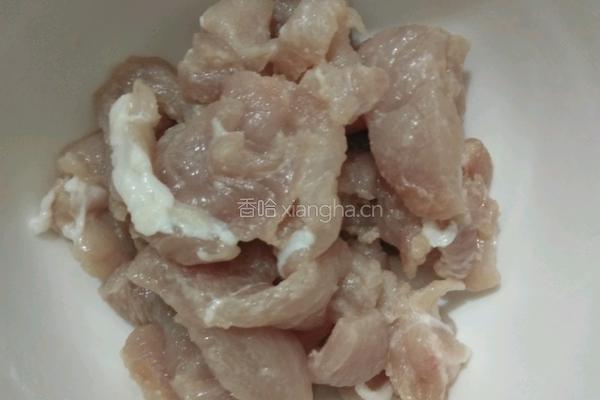 菜花炒肉的做法图解3