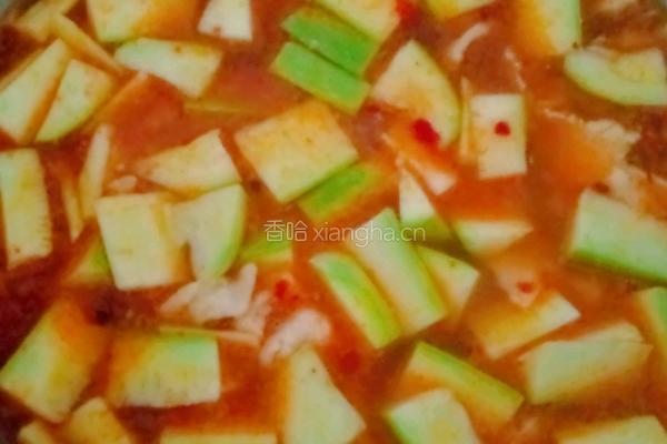 家常肉炒西葫芦的做法图解6