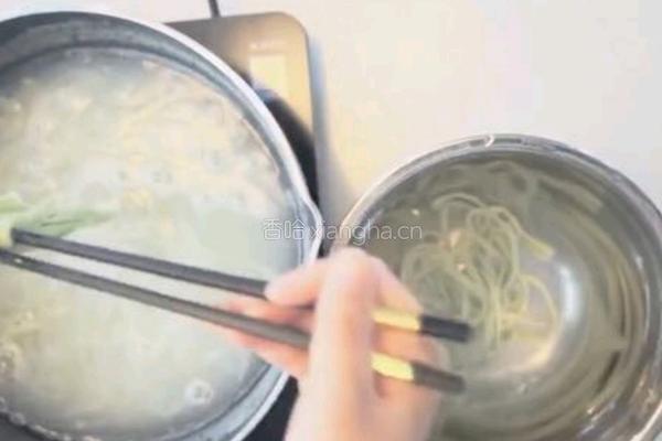 青汁炸酱面的做法图解8