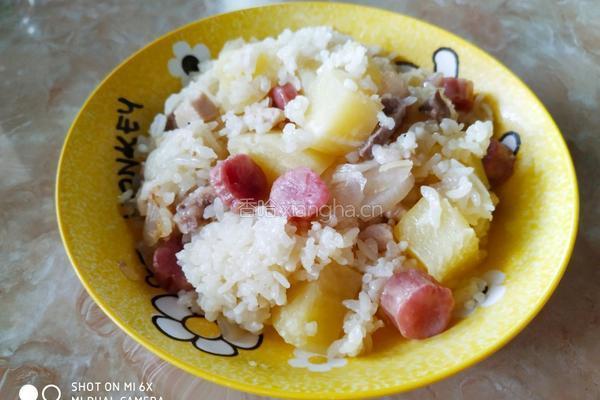 肉丁抓饭的做法图解6
