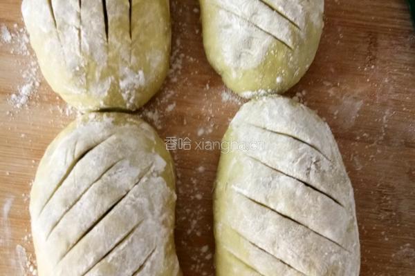 电饭锅版抹茶麻薯欧包的做法图解6