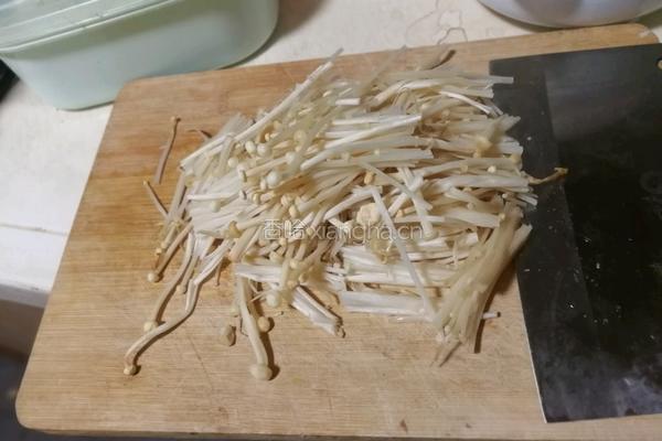 金针菇火腿便当的做法图解2