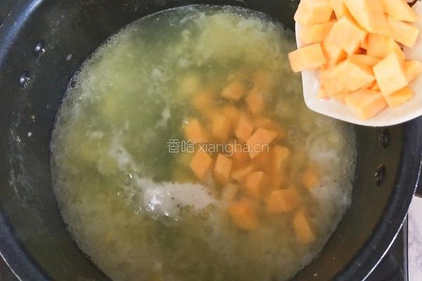 奶香杂粮粥的做法图解6