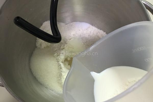 全麦红豆吐司的做法图解2