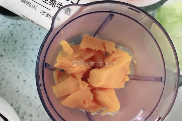 奶香丝滑南瓜粥的做法图解3