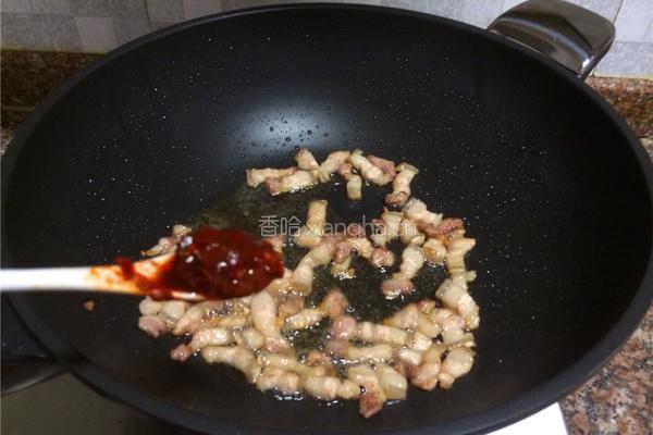 芽菜四季豆的做法图解6