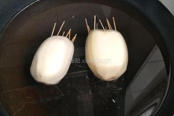 蜂蜜糯米藕的做法图解6