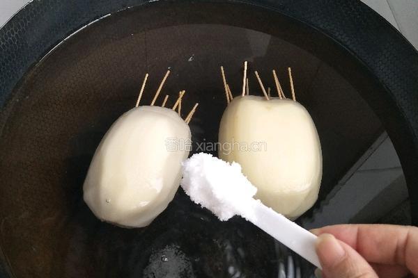 蜂蜜糯米藕的做法图解7