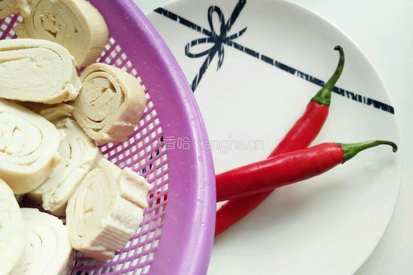 干煸霉千张筒的做法图解2