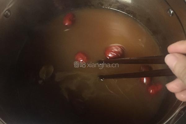 阿胶红枣鸡蛋糖水的做法图解4
