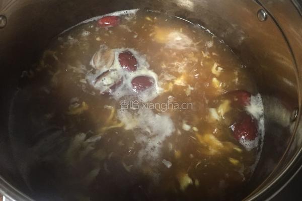 阿胶红枣鸡蛋糖水的做法图解5