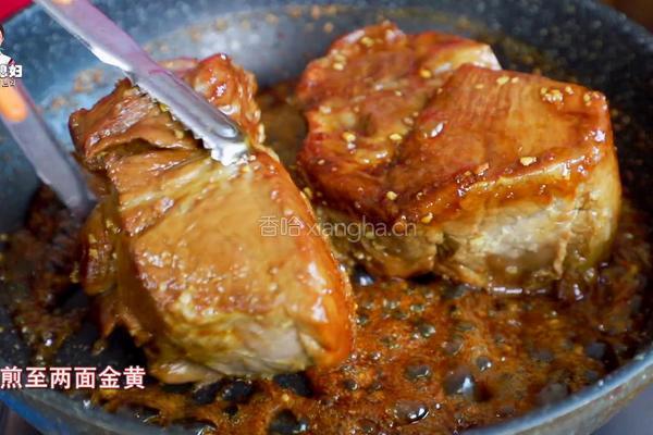 一直都吃煎牛肉，今儿换个口味：煎猪肉，香而不腻的做法图解19