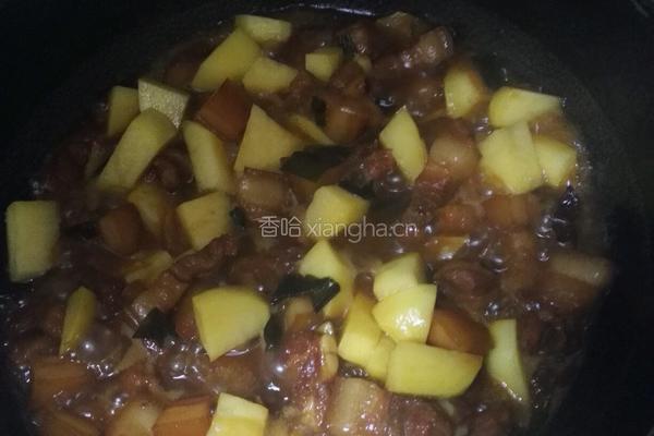 红烧肉炖土豆的做法图解9