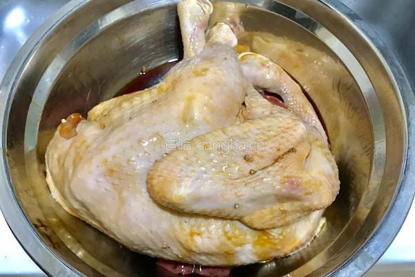 电饭煲焗鸡的做法图解1