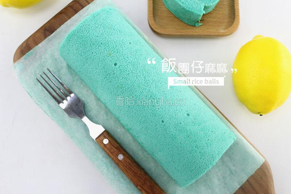 碟豆花蛋糕卷的做法图解15