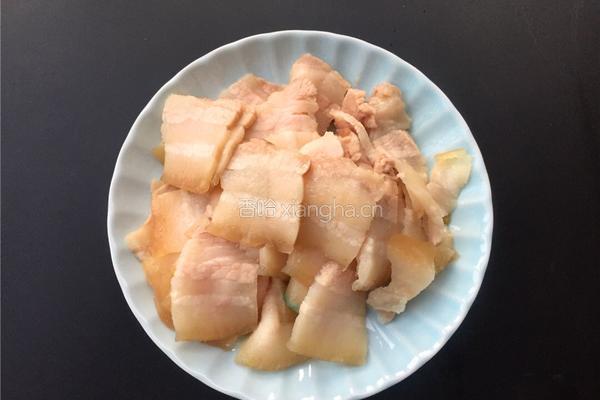 三色回锅肉的做法图解4