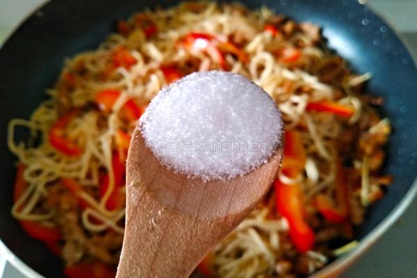 扬州干丝炒肉丝的做法图解13