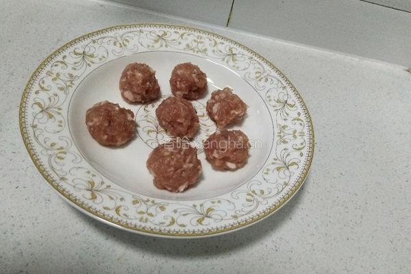 糯米肉丸子的做法图解5
