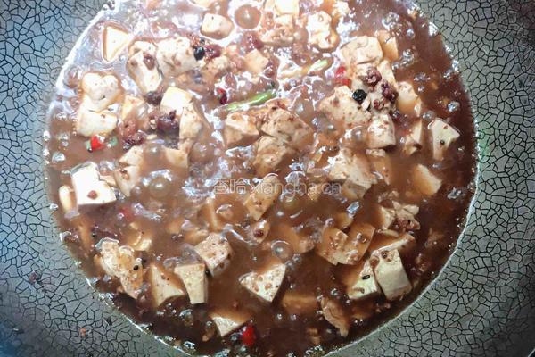 麻婆豆腐的做法图解7