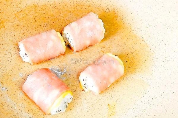 培根芝士饭团的做法图解6