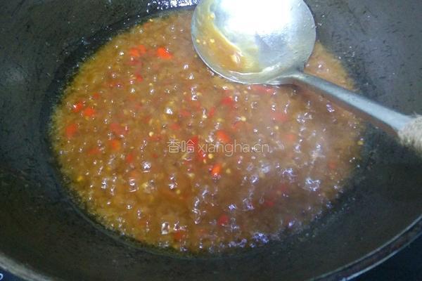 剁椒菜心的做法图解4