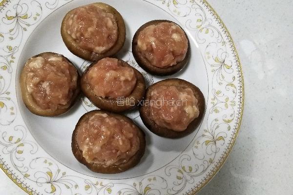香菇酿肉丸子的做法图解7