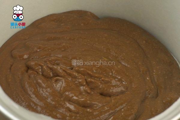 无油低卡豆腐布朗尼的做法图解4